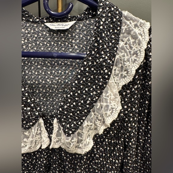 ASOS Miss Selfridge Lace Collar Mini Tea Dress – Polka Dot – Women’s Size 4 - Picture 4 of 5